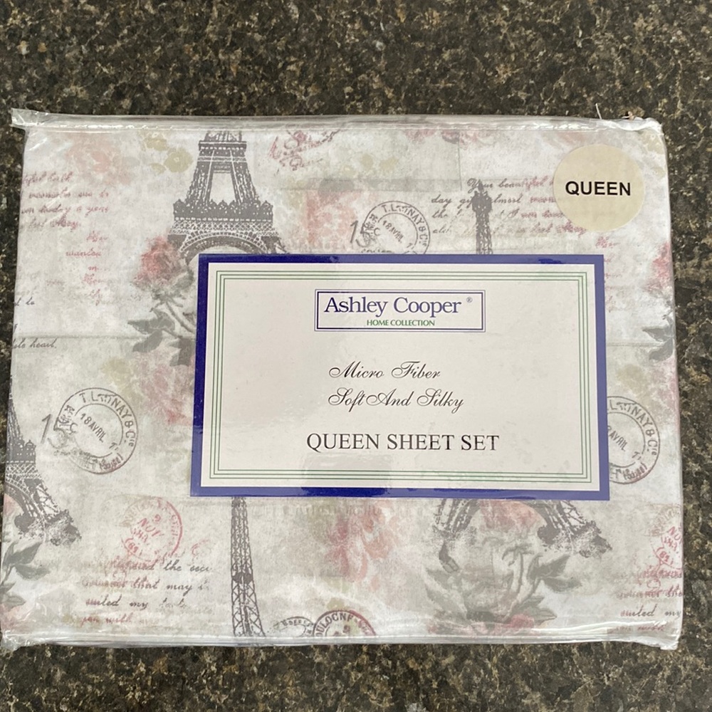 Micro fibre queen or twin sheet set - brand new